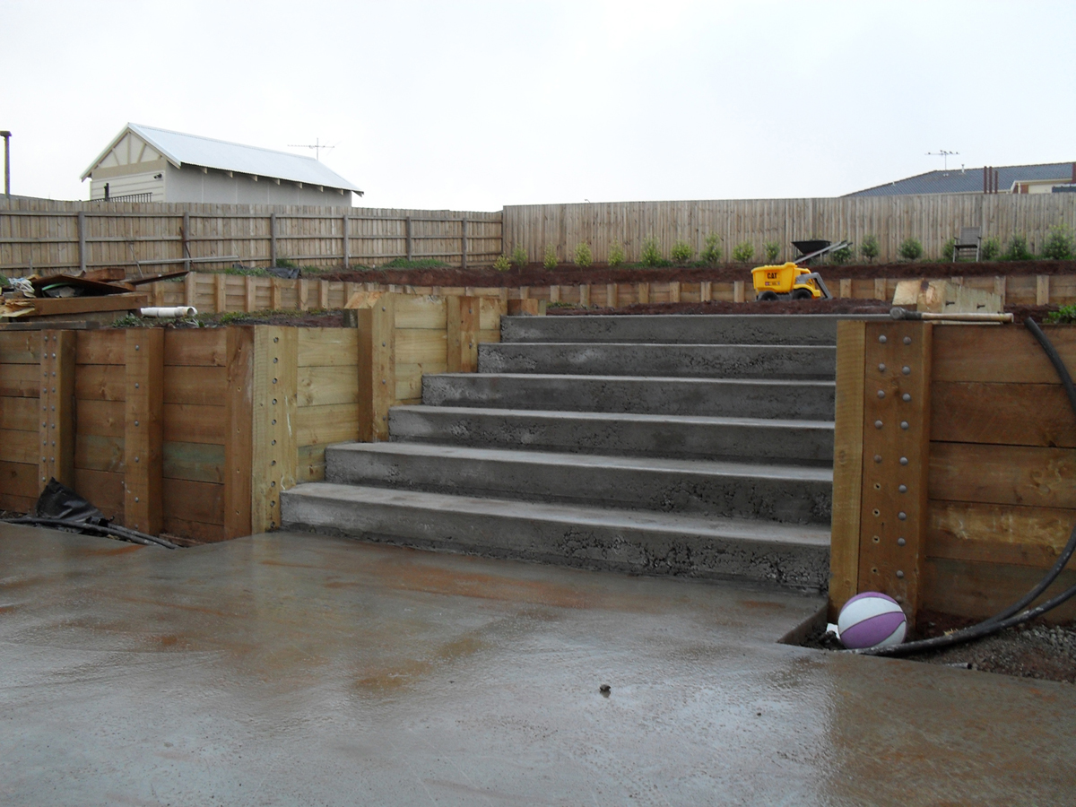 Retaining Walls project by Dome Contracting